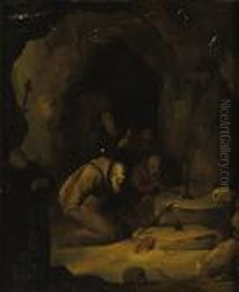 St. Francis And Hermits In Prayer - view 1