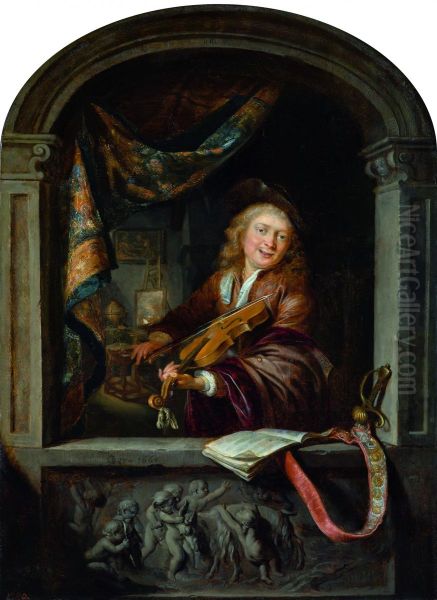 The Violin Player - view 1