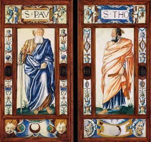 St Paul and St Thomas by Leonard Limosin