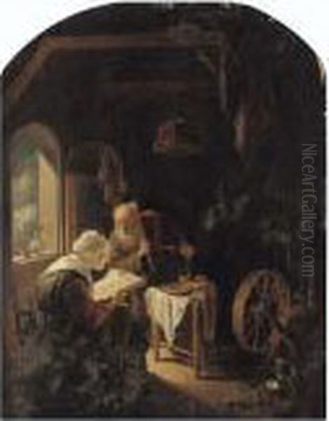 A Couple In A Kitchen Interior - view 1