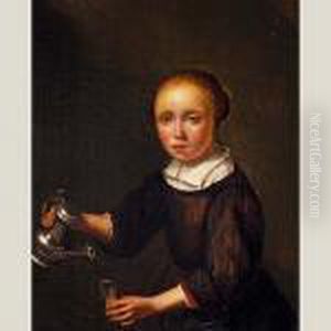 Nina Escanciadora De Vino by Gerrit Dou