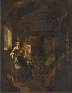 The Interior Of An Artist's Studio