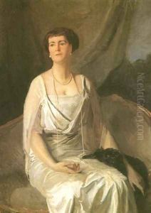 Portrait of Mrs. G. by Stanislaw Lentz
