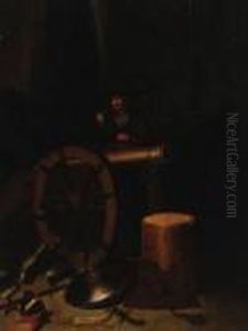 A Soldier At A Cannon