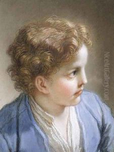 Head of a Young Boy 1717 by Benedetto Luti