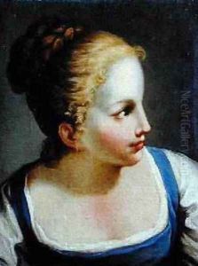 Head of a Young Girl by Benedetto Luti