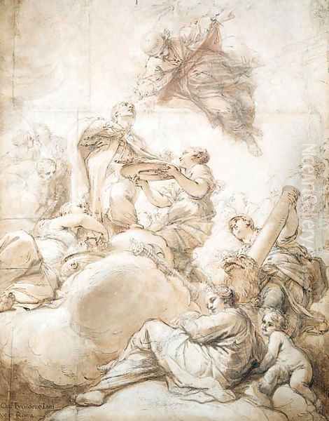 Allegory of the Elevation of Cardinal Deacon Oddone Colonna to the Papal Chair as Pope Martin V - view 1