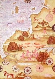 Map of Australia by Guillaume Le Testu