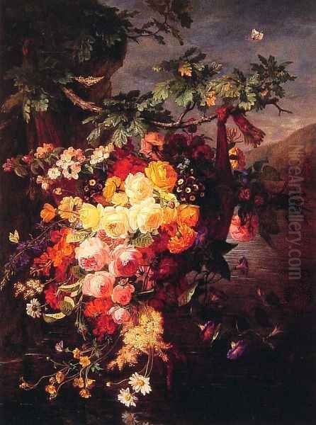 Wild Flowers and Butterflies - view 1