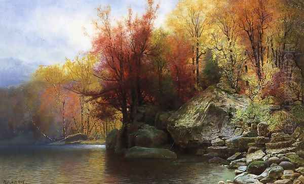 Autumn River Landscape - view 1
