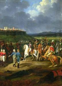 The English Prisoners at Astorga Being Presented to Napoleon Bonaparte by Charles Emile Hippolyte Lecomte-Vernet