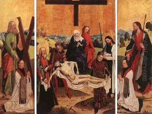 Triptych of Canon Gerhard ter Streegen de Monte 2 by Master of the Life of the Virgin