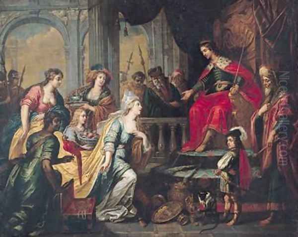 The Queen of Sheba before Solomon - view 1