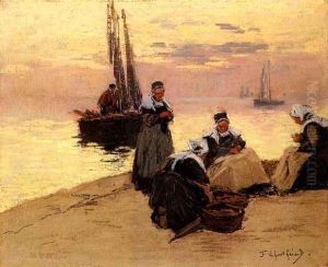 Breton Fisherwoman by Fernand Marie Eugene Legout-Gerard