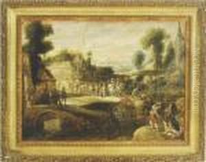 Soldiers Looting A Town