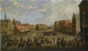 The Disbanding Of The Waardgelders By Prince Maurits On The Neude,utrecht