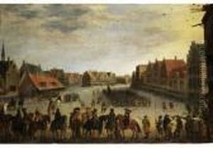 Die Entlassung Der Soldner Durch
Prinz Moritz Von Nassau Auf Dem Neude-platz Der Stadt Utrecht by Joost Cornelisz. Droochsloot