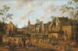 La Reunion Paysanne by Joost Cornelisz. Droochsloot