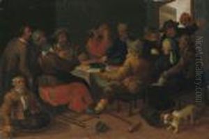 Bauern In Einer Schanke by Joost Cornelisz. Droochsloot