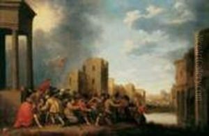 Signiert Und Datiert Unten Rechts: Jc Droochsloot 1642. by Joost Cornelisz. Droochsloot