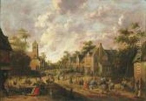 A Village Kermesse by Joost Cornelisz. Droochsloot
