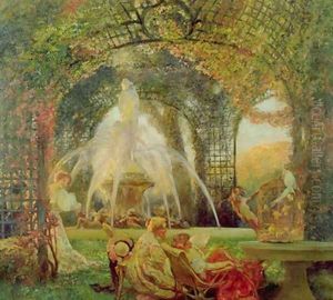 The Arbour or The Conflict by Gaston de La Touche