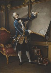 The Comte De Vaudreuil by Francois-Hubert Drouais