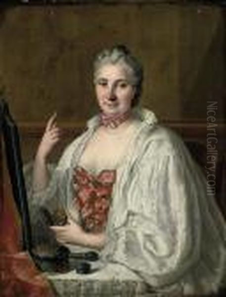 Portrait Of A Lady Traditionally Identified As Anne De La Grange-trianon (1632-1707) - view 1