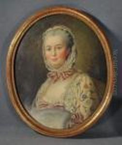 Portrait De Madame De Pompadour Portrait De Madame De Pompadour