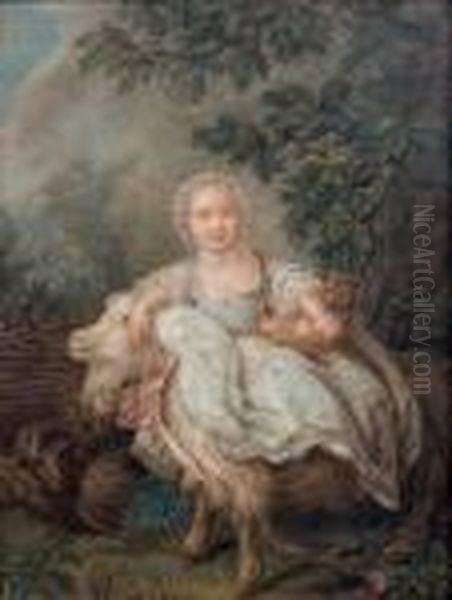 Jeune Fille A La Chevre - view 1