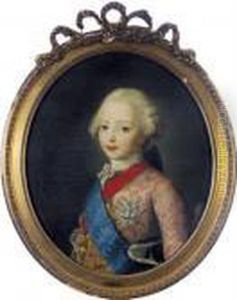 Portrait Of A Young Nobleman by Francois-Hubert Drouais