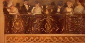 At the Comedie Francaise by Gaston de La Touche