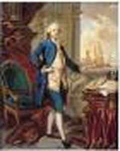 Portrait D'un Armateur by Francois-Hubert Drouais