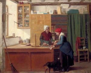At the Haberdashers by Louis Simon Lassalle