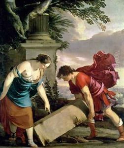 Theseus and his Mother Aethra