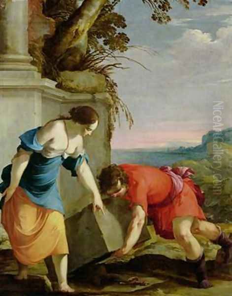 Theseus Finding his Fathers Sword - view 1