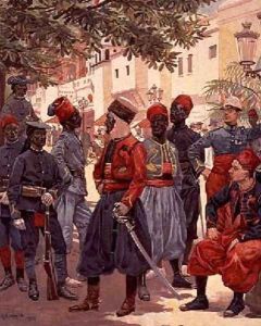 The Last Days of the Colonials in the Trocadero Gardens