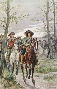 Battle of Rocroi: Gassion on a reconnaissance of the surrounding woods