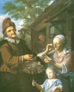 Travelling Seller by Christoffel Lubieniecki