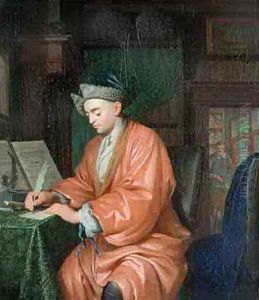 Doctor Working in his Study with an Assistant Preparing Medicine by Christoffel Lubieniecki
