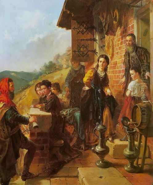 Casimir the Great Arriving to the House of his Mistress Esterka - view 1