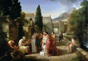 Homer Singing his Iliad at the Gates of Athens Homer Singing his Iliad at the Gates of Athens
