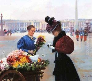 Flower Merchant, Place de la Concorde, Paris