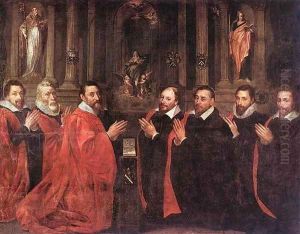 The Echevins of Paris Praying before St Genevieve