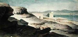 The Temple of Amada Nubia by Nestor & Huyot, Jean Nicolas L'Hote
