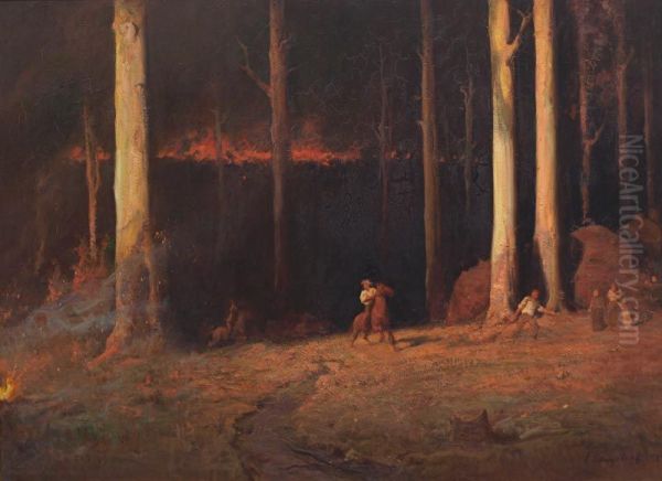 Gippsland, Sunday Night, February 20th, 1898 - view 1