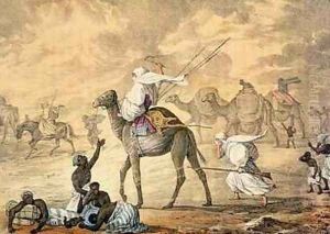 A Sand Wind on the Desert by Captain George Francis Lyon