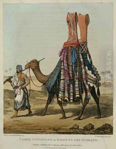 Camel Conveying a Bride to her Husband by Captain George Francis Lyon