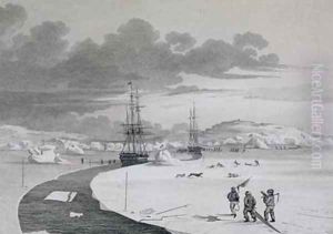 Cutting into Winter Island by Captain George Francis Lyon
