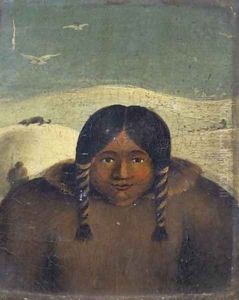 Portrait of Arua-loo 1822 by Captain George Francis Lyon
